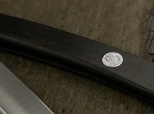Böker Manufaktur Solingen 5/8" Rasiermesser<Damast Ebenholz