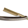 Böker Manufaktur Solingen 5/8" Rasiermesser<Damast Gold Horn