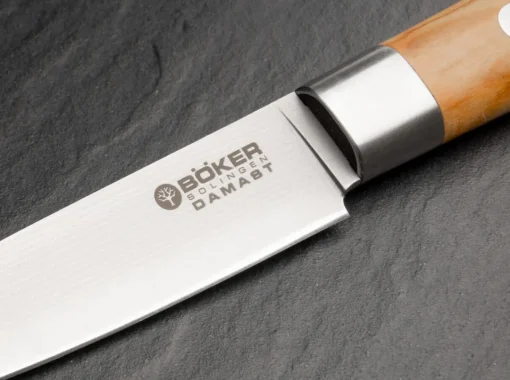 Böker Manufaktur Solingen Spickmesser<Damast Olive Spickmesser