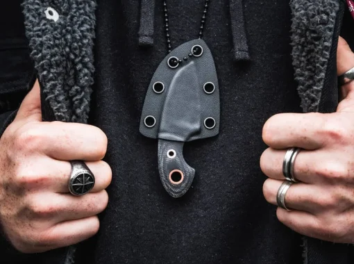 Böker Plus Neck Knives<Gnome All Black Copper