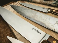 Böker Manufaktur Solingen Carbonstahlmesser<Patina Chefmesser