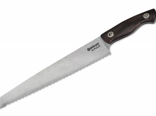 Böker Manufaktur Solingen Wellenschliffmesser<Saga Brotmesser Grenadill