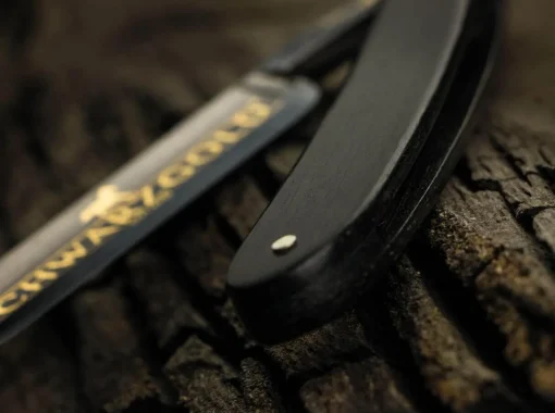 Böker Manufaktur Solingen 6/8" Rasiermesser<Schwarzgold