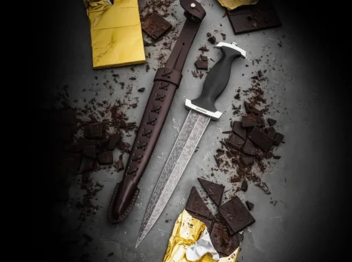 Böker Manufaktur Solingen Klassische Messer<Schweizer Dolch Mosaikdamast