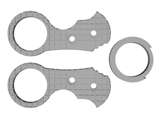 Böker Plus Zubehör<Urd 2.0 Groser Ringgriff 3D-Modell