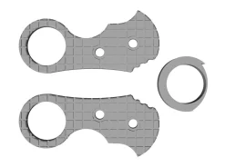 Böker Plus Zubehör<Urd 2.0 Kleiner Ringgriff 3D-Modell