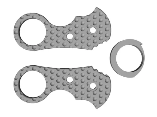 Böker Plus Zubehör<Urd 2.0 Kleiner Ringgriff 3D-Modell