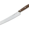Due Cigni Wellenschliffmesser<1896 Walnuss Brotmesser